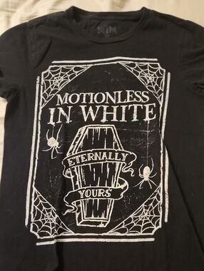 Motionless In White Black Graphic Band Tee